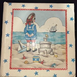 Vintage 90s Beach Theme Photo Album Holds 100 4x6 Photos Memory Book